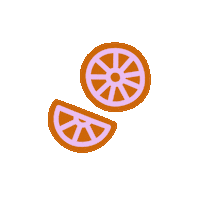 Summer Orange Sticker
