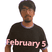 February 5 Sticker