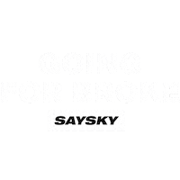 Running Sticker by SAYSKY