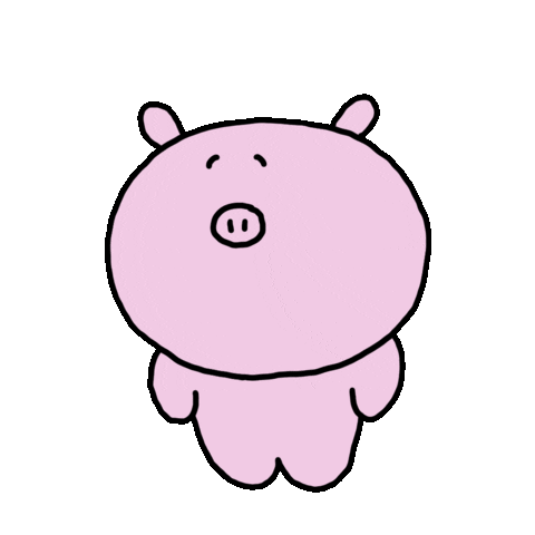 jwinna giphyupload hungry 배고파 돼지 Sticker