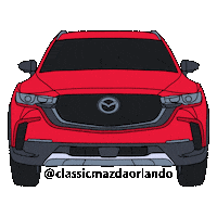 Car Driving Sticker by Classic Mazda Orlando