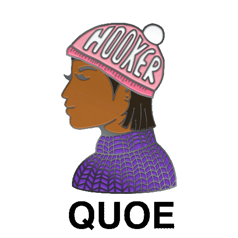 brain crochet Sticker