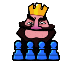 Clash Royale King Sticker