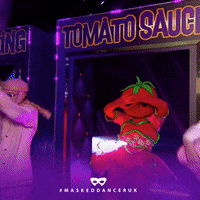 Tomato Sauce Dance GIF by The Masked Singer UK & The Masked Dancer UK