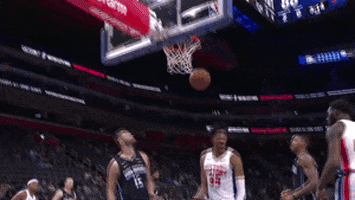 Excited Detroit Pistons GIF by NBA
