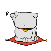 Dog Money Sticker