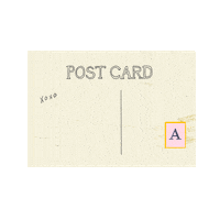 Vacation Postcard Sticker by Anthropologie
