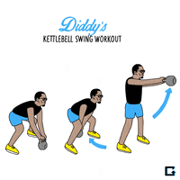 Diddy Kettlebell GIF by gifnews