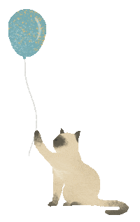 HoneypressDesign cat birthday happy birthday kitten Sticker