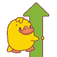 Send It Green Arrow Sticker by FOMO Duck