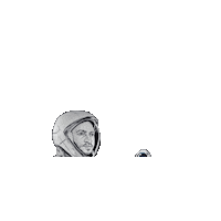 burakyeterspace music space dj nft Sticker