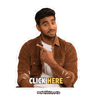 Style Click Here Sticker