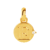 Gold E Sticker by Aleyole Jewelry