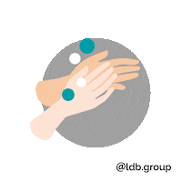 ldbgroup covid hands italy rome Sticker