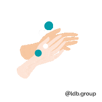 ldbgroup covid hands italy rome Sticker