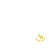 Rock On Beer Sticker by Lazy Dog Restaurant & Bar