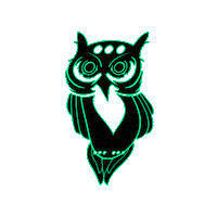 JUAVONTLEMAIRE owllogo juavontlemaire Sticker