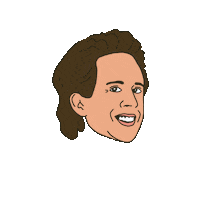 Happy Jerry Seinfeld Sticker
