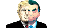 trump bolsonaro Sticker by Síntesis_mundial