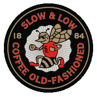 Old Fashioned Coffee Sticker by slowandlow