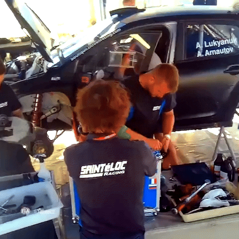 Work Tuning GIF by FIA European Rally Championship