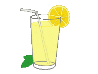 Drink Lemon Sticker