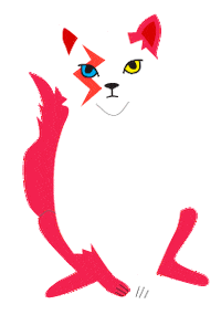 Cat Kitty Sticker by Erstwilder