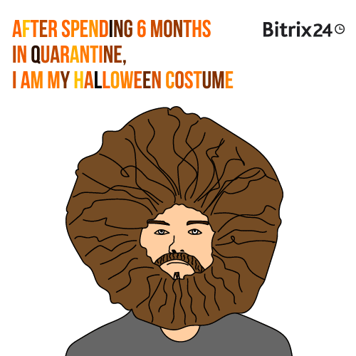 Halloween Quarantine GIF by Bitrix24