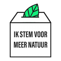 Natuur Verkiezingen Sticker by landschappennl