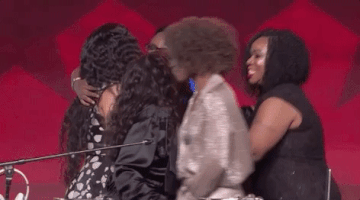 blackgirlsrock hugs bet hugging black girls rock GIF