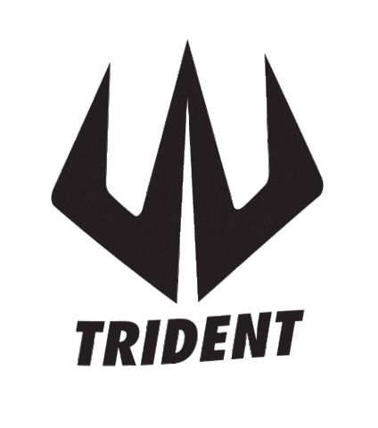 TRIDENTSPORT black ball bowling trident Sticker