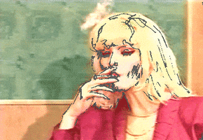 woman rotoscoping GIF by TraceLoops