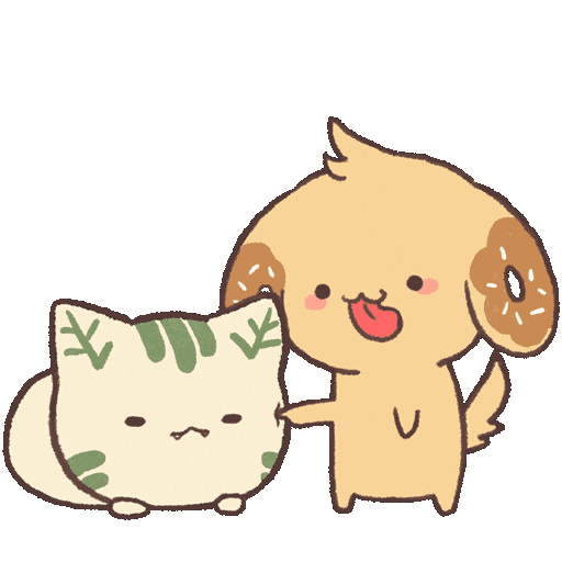 chimera_abyss giphyupload cat dog kawaii Sticker