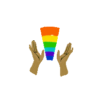 Rainbow Imagine Sticker by INTO ACT!ON