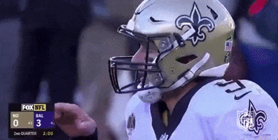 New Orleans Saints Hello GIF by NFL
