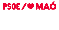PSOEMAO menorca psoe psoe mao Sticker