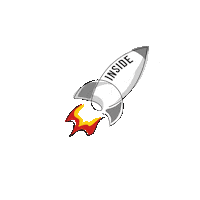 Rocket Frisbee Sticker by Funcases