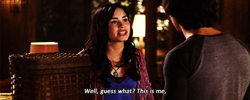 demi lovato smile GIF