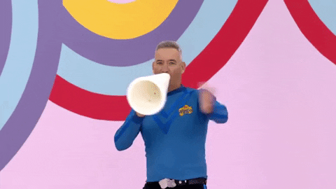 Announcement Announcer GIF by The Wiggles