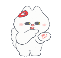 Begging Give Me Sticker by Snooze Kittens