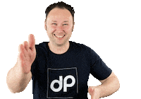 This Way Handshake Sticker by dP elektronik GmbH