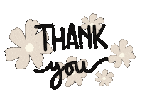 Flower Thank You Sticker