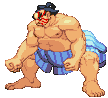Dantdizzle street fighter Sticker