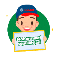 BoschAutoparts car raya bosch hariraya Sticker