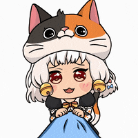 CloverStudios anime cat kawaii crypto GIF