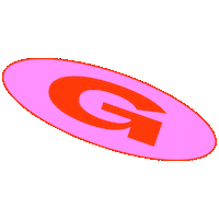 Pink G Sticker by Glaize.co