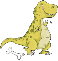 Hallo T-Rex Sticker by krima&isa
