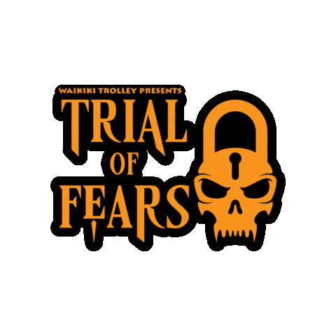 Halloween Skull Sticker by Waikiki Trolley