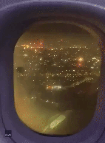 Passenger Flying Over London Gets Bird's-Eye View of Diwali Fireworks