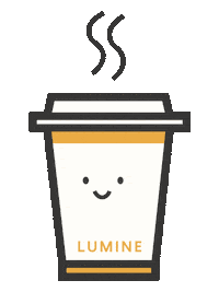 Latte Espresso Sticker by Lumine Coffee